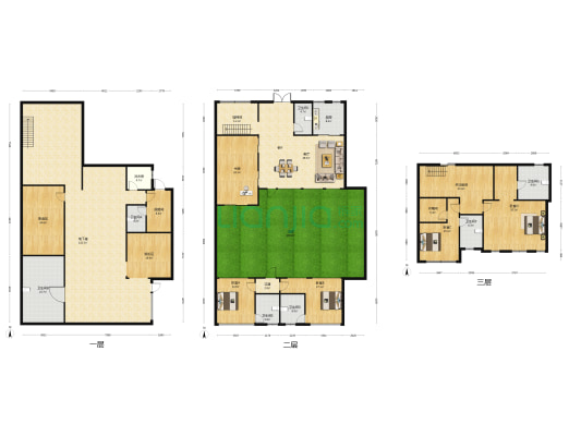 御湖园 6室1厅7卫 249平方