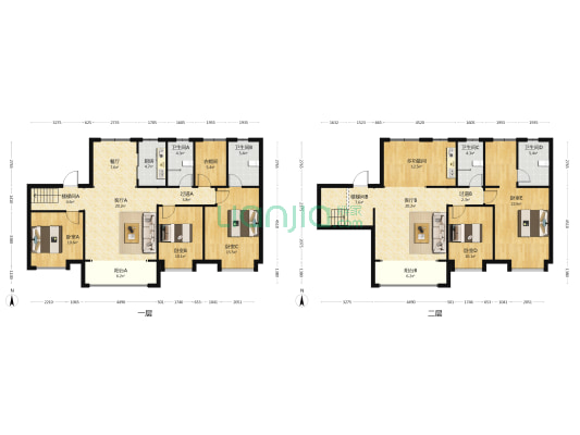 碧桂园星钻 6室3厅4卫 275平方