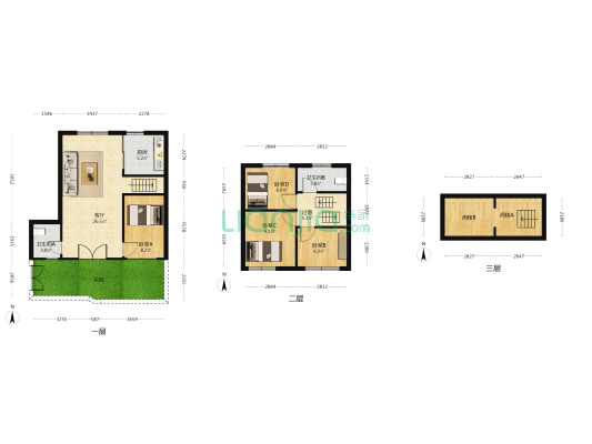 市桥南散盘 4室1厅2卫 86平方
