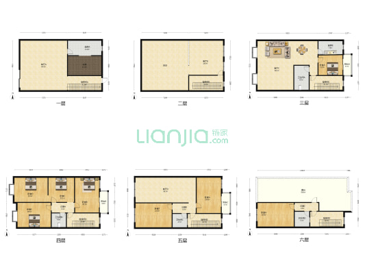 上广商贸城二期 8室4厅4卫 495平方