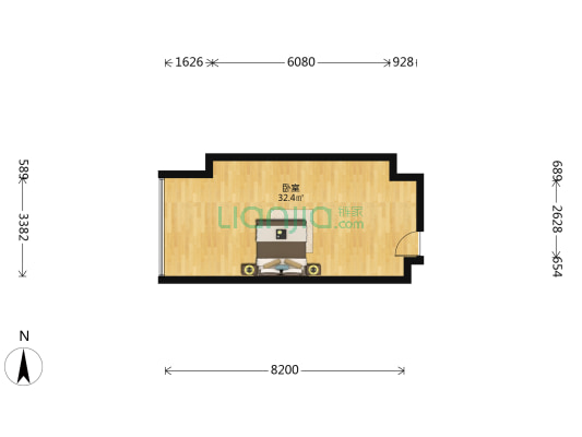 春城时光花园1-3号地块 1室0厅0卫 50平方