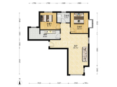 南北向的户型，采光好，户型好，视野好-涿州鸿坤理想湾北区户型图