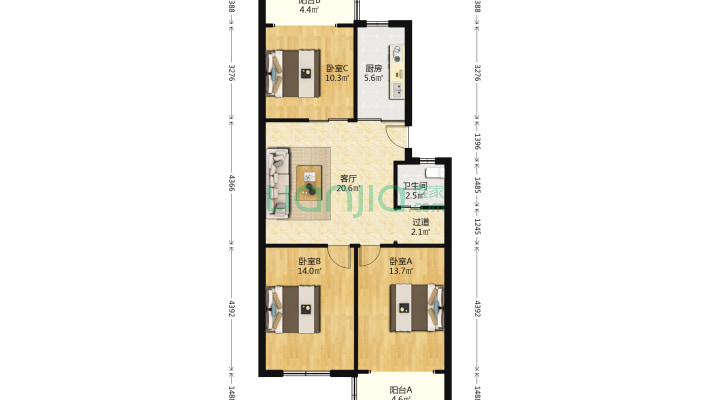 建设路39弄二手房实景图