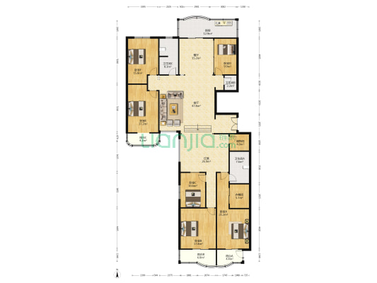 瑞特家园 6室2厅3卫 306平方