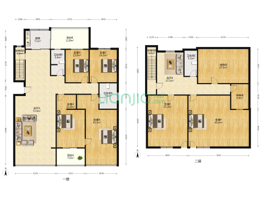 舜耕路58号 6室2厅3卫 315平方