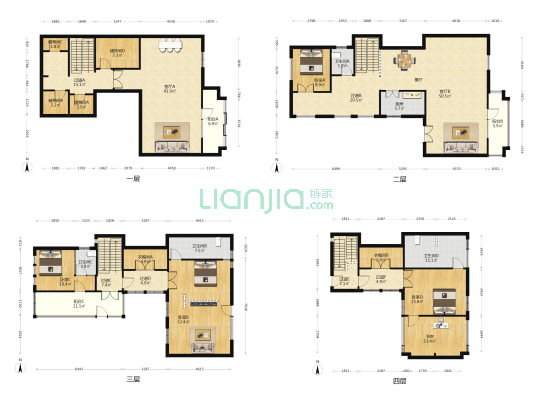 朗诗绿岛(别墅) 5室2厅4卫 331平方