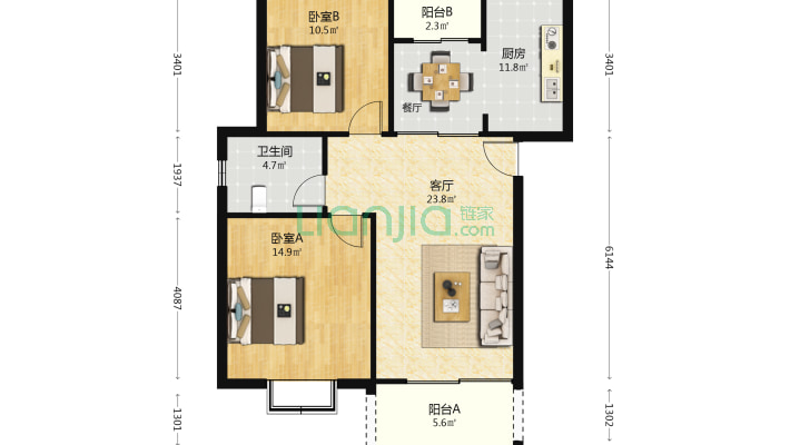 东方吉苑二手房实景图