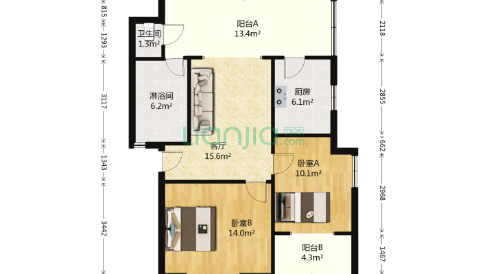 农业银行发展小区二手房实景图