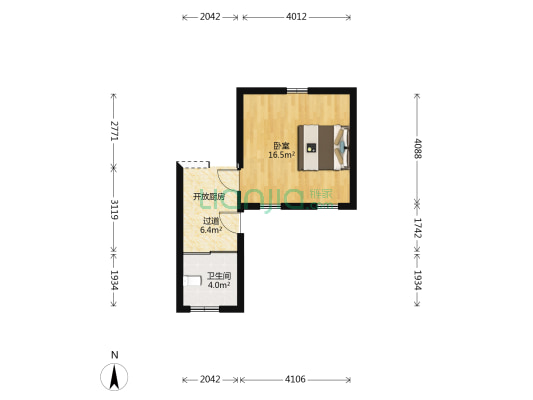 思治里 1室0厅1卫 26平方