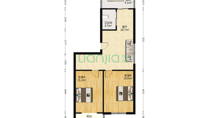 南十二路二手房实景图