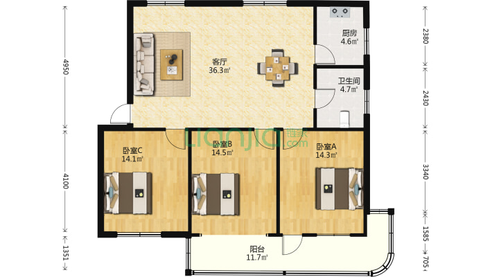 北大街二手房实景图
