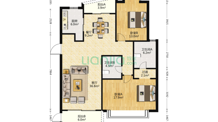 滨江兰庭二手房实景图