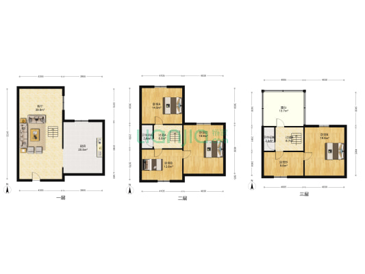 江南商贸城 5室1厅2卫 168平方