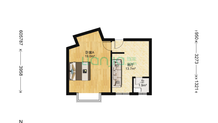 天际绿洲二手房实景图