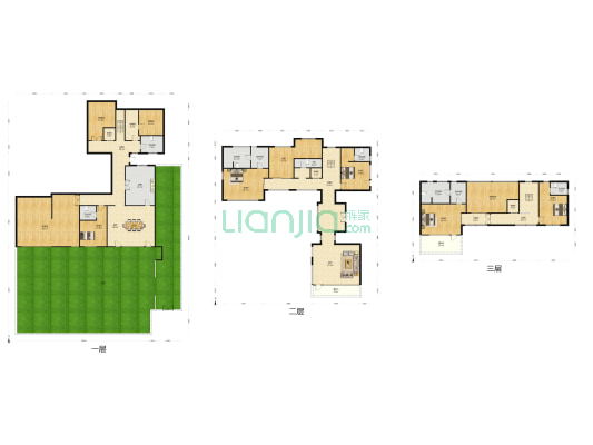 涵园 6室2厅9卫 633平方