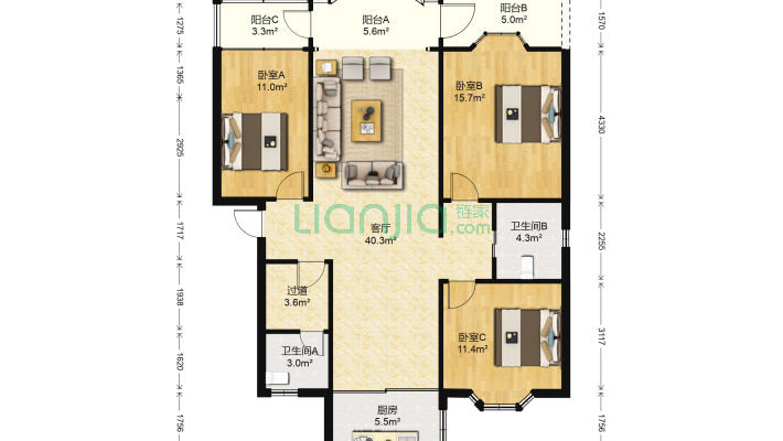 桂园小区二手房实景图