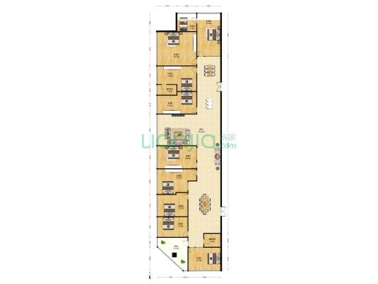 德福中心 10室1厅0卫 532平方