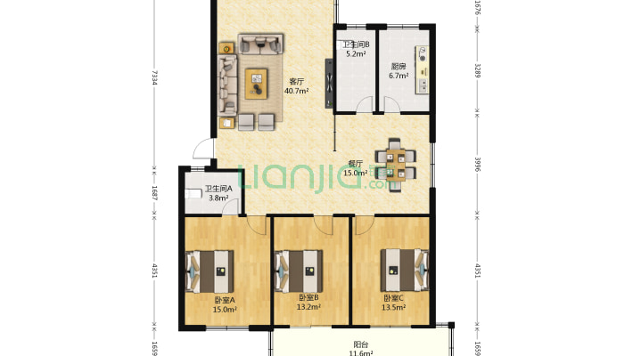 景山花苑二手房实景图