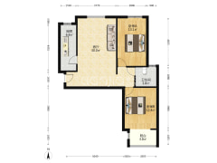 涿州开发区，钻石广场小区，简单装修，房子采光好-涿州钻石广场户型图