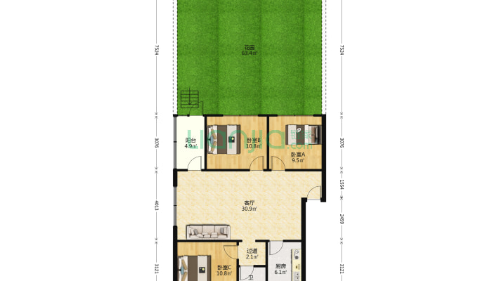 红攀小区二手房实景图
