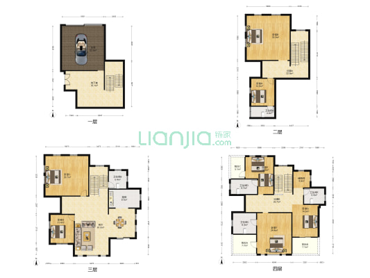 卧龙天香华庭 7室1厅5卫 370平方