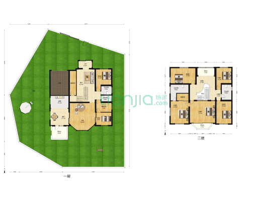 都市芳园翠湖园 8室2厅4卫 311平方