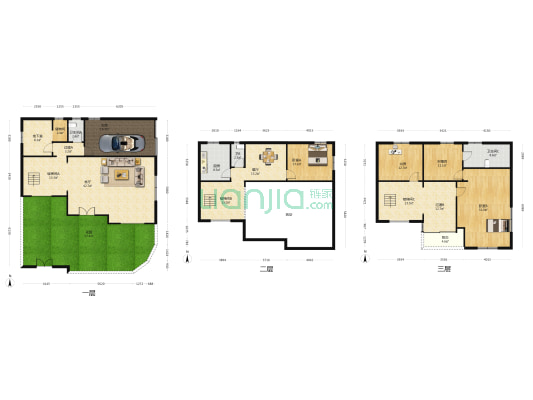 东康花苑别墅 3室2厅3卫 457平方