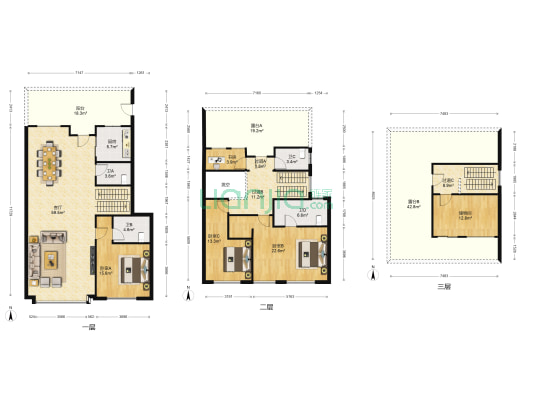 中海曲江大城雍宸 4室1厅4卫 221平方