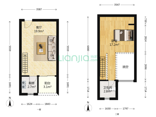 金宇名都 1室1厅1卫 38平方