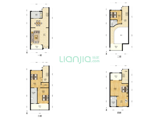 绿洲山语 5室1厅3卫 159平方