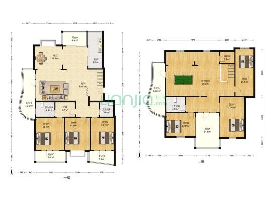 万事兴家园 7室2厅3卫 167平方
