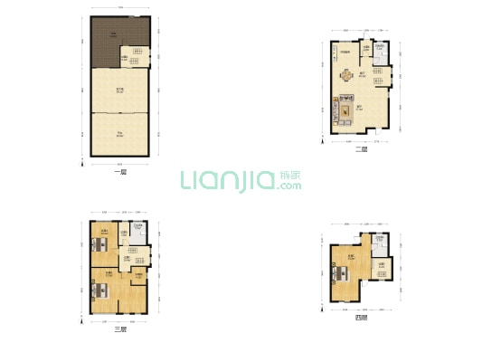滨海都市花园 3室2厅3卫 220平方