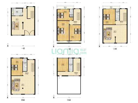 都海花园 6室3厅4卫 227平方