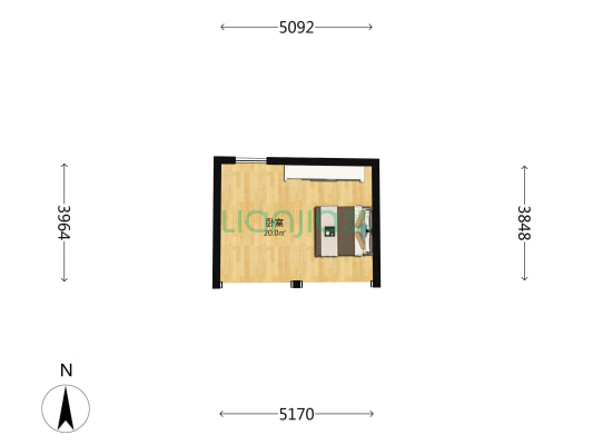 后鼓楼苑胡同 1室0厅0卫 25平方