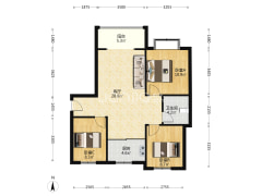天伦湾一期  精装  拎包入住-涿州天伦湾一期户型图