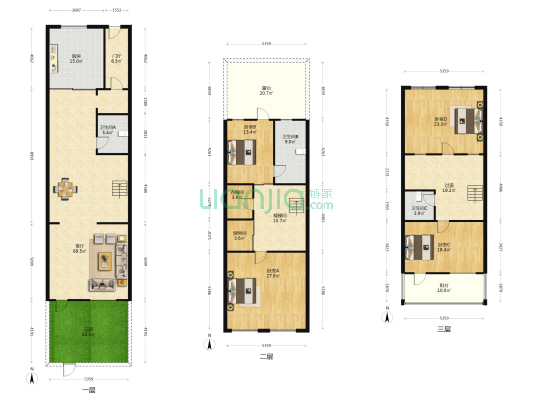 净月香墅街西区 4室1厅3卫 240平方