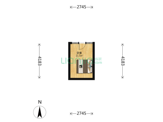 达智桥胡同 1室0厅0卫 14平方