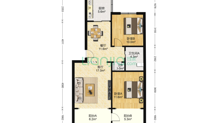 刘家峡水电厂兰州生活小区西区二手房实景图