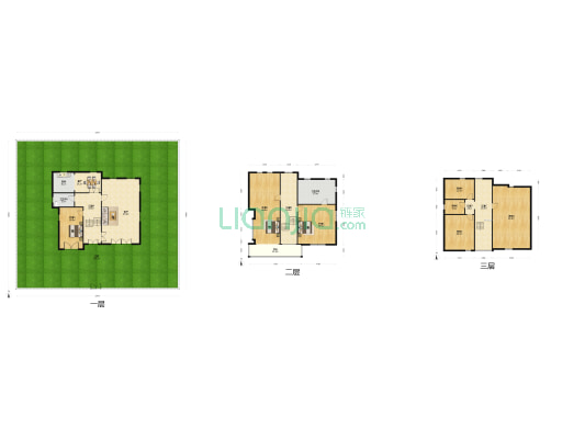 红顶花园中园 3室2厅2卫 332平方