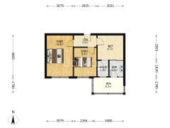 紫荆小区位于华阳路主路旁边，交通购物方便-涿州紫荆小区户型图