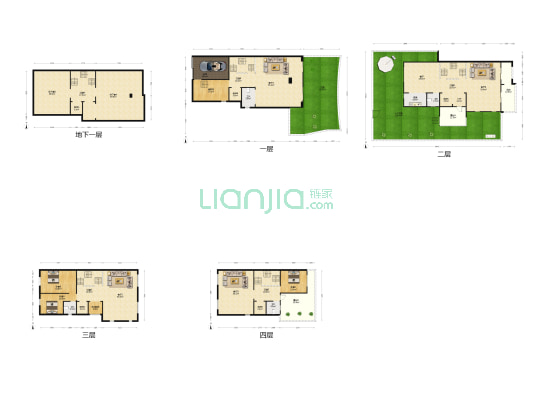 金源悦峯别墅区 4室5厅4卫 470平方