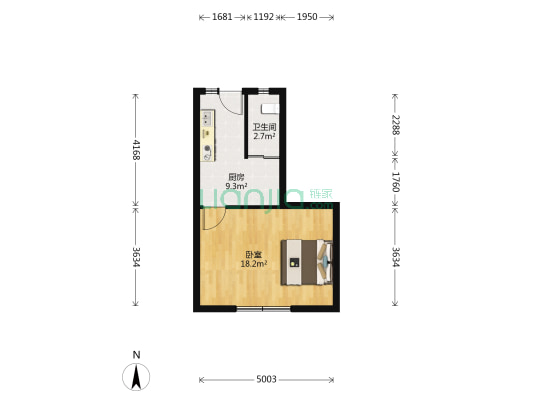 长江路410弄 1室0厅1卫 41平方