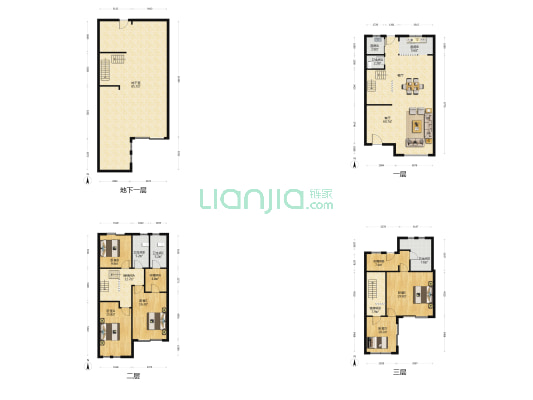 贝尚湾(别墅) 5室1厅4卫 281平方