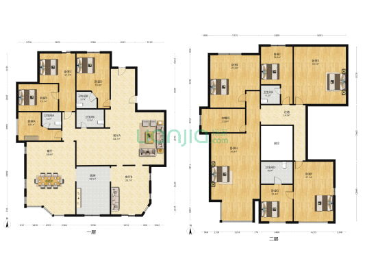 成功家园(别墅) 10室3厅5卫 442平方