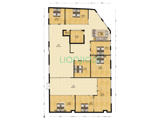 和丰大厦 9室1厅0卫 519平方