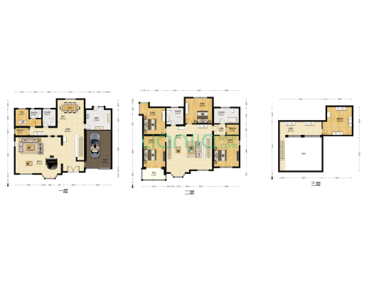 恒丰花园 5室3厅4卫 360平方