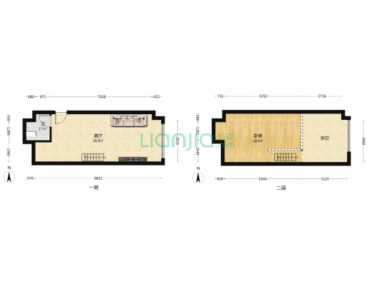 润和彩虹荟 1室1厅1卫 49平方