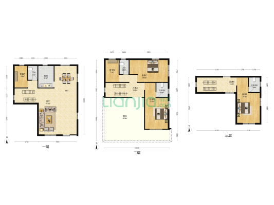 银兴山庄 5室1厅4卫 255平方