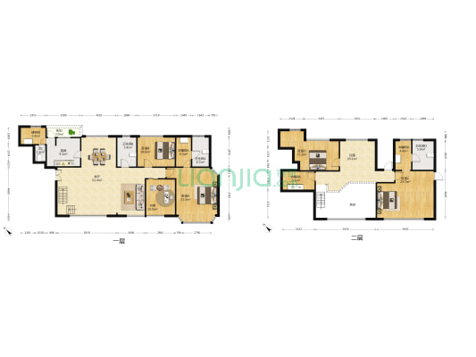 商圈内+地段好+轻轨近+顶楼跃层带独立屋顶花园采光好-户型图