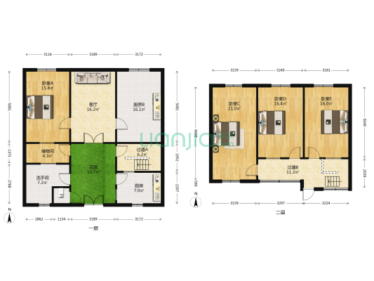 农机二巷 4室1厅2卫 180平方